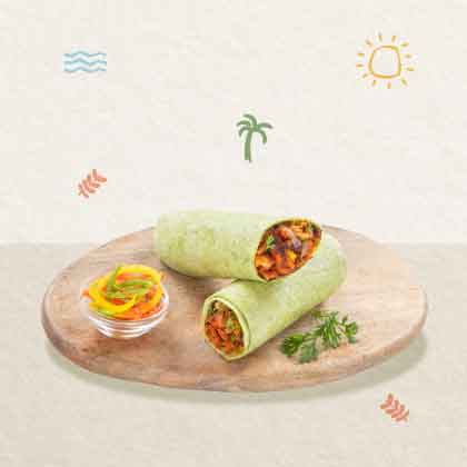 Tandoori Soya Chaap Wrap